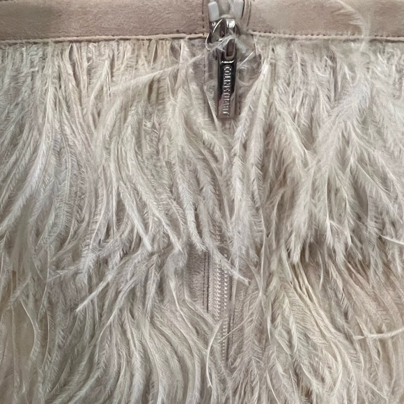 Colin Stuart Cream Feather Boots Size 8 - Picture 8 of 9